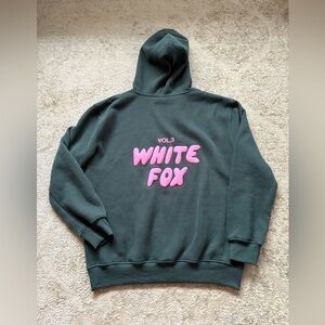 White Fox Hoodie size S/M